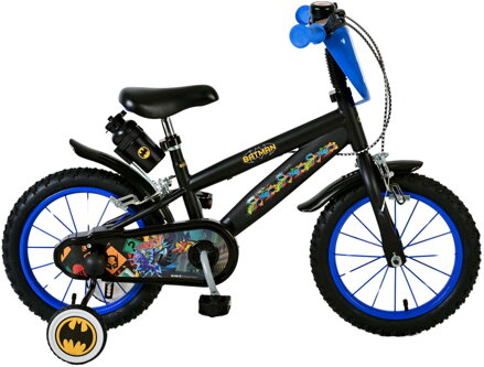Volare Bicykel 14 Čierny Batman + flaša