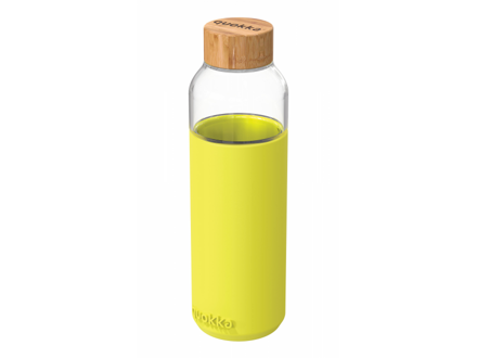 Quokka Sklenená fľaša Flow Neon Green 660 ml