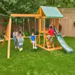 KidKraft Hracia Zostava Domček, Šmýkala a Hojdačka Appleton