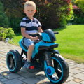 Baby Mix Detská elektrická motorka POLICE modrá