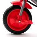 Baby Mix Detská trojkolka so svetlami Lux Trike tmavo sivá