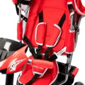 Baby Mix Detská trojkolka so svetlami Lux Trike tmavo sivá