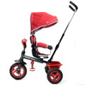 Baby Mix Detská trojkolka 5v1 RIDER 360° bordó