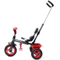 Baby Mix Detská trojkolka 5v1 RIDER 360° bordó