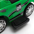 Baby Mix Detské odrážadlo so zvukom a vodiacou tyčou RACER čierne