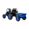 Elektrický traktor s prívesom Milly Mally Farmer modrý