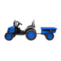 Elektrický traktor s prívesom Milly Mally Farmer modrý