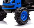 Elektrický traktor s prívesom Milly Mally Farmer modrý
