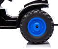 Elektrický traktor s prívesom Milly Mally Farmer modrý
