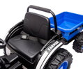Elektrický traktor s prívesom Milly Mally Farmer modrý