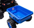 Elektrický traktor s prívesom Milly Mally Farmer modrý