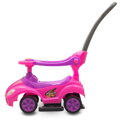 Detské odrážadlo s vodiacou tyčou 3v1 Baby Mix Mega Car ružové