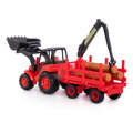 Polesie Traktor S Prívesom A Vývozkou Veľký 80cm