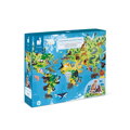 Janod Vzdelávacie puzzle Ohrozené zvieratká 200 ks