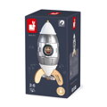 Janod Drevená magnetická skladačka Raketa Strieborná Special Edition