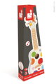 Janod Drevené ukulele Confetti s reálnym zvukom 4 struny
