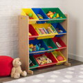 KidKraft 16774 Regál, polička s úložnými boxami