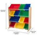 KidKraft 16774 Regál, polička s úložnými boxami