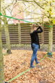 Small Foot Slackline Set S Ochranou Stromov