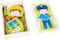 Small Foot Drevené Puzzle Chlapčenský Sen Povolanie 