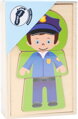 Small Foot Drevené Puzzle Chlapčenský Sen Povolanie 