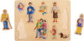 Small Foot Drevené Puzzle S Úchytom Rodina