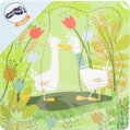 Small Foot Vrstvené Puzzle Kačacia Rodinka