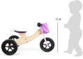 Small Foot Drevené Odrážadlo Trike Maxi 2 v 1 ružové