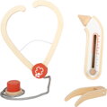 Small Foot Doktorský Set S Červeno Bielou Lekárskou Taškou