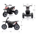 Milly Mally Elektrická motorka Honda CRF 450R zelená