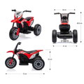 Milly Mally Elektrická motorka Honda CRF 450R červená