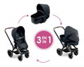 Kočík Cybex Corolle Black 3 v1 pre bábiky 36-42cm