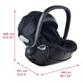 Cybex Autosedačka Black 2 v 1 pre bábiky