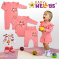 Nellys Bavlnené Dojčenské Polodupačky Sweet Girl