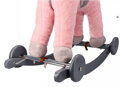 Adam Toys Hojdací Koník s kolesami so zvukom - ružová