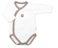 Nellys Rastúca výhodná sada, 3x Body pre bábätko Nature - béžová/taupe/biela