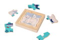 Adam Toys Drevené vrstvené puzzle Antarktída
