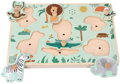 Adam Toys Drevené Vkladacie Puzzle So Zvukom Safari 