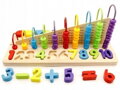 Eco Toys Drevené Edukačné Počítadlo, čísla a tvary