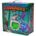 Ortek Masážna podložka Dinosaury Puzzle 12 prvkov + 8 trojuholníkov