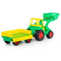 Polesie Veľký Traktor s prívesom a radlicou