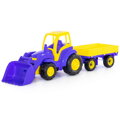 Polesie Veľký Traktor s prívesom a radlicou