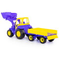 Polesie Veľký Traktor s prívesom a radlicou