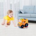 Vkladačka baby autobus pre najmenších oranžový