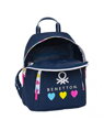 Benetton Ruksak Love Navy Blue 30cm
