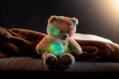 Teddies Sníček Plyšový Svietiaci A Hrajúci Medveď Dúhový