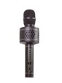 Mikrofón Karaoke Bluetooth čierny na batérie s USB káblom