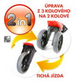 Teddies Odrážadlo Funny Wheels New Sport 2v1 červená