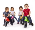Teddies Odrážadlo Funny Wheels New Sport 2v1 červená