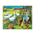 Dino Kocky kubus Na statku drevo 20ks v krabičke 20x16x4cm